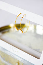 Load image into Gallery viewer, Skylar Stone Hoops