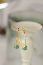 Load image into Gallery viewer, Skylar Stone Hoops